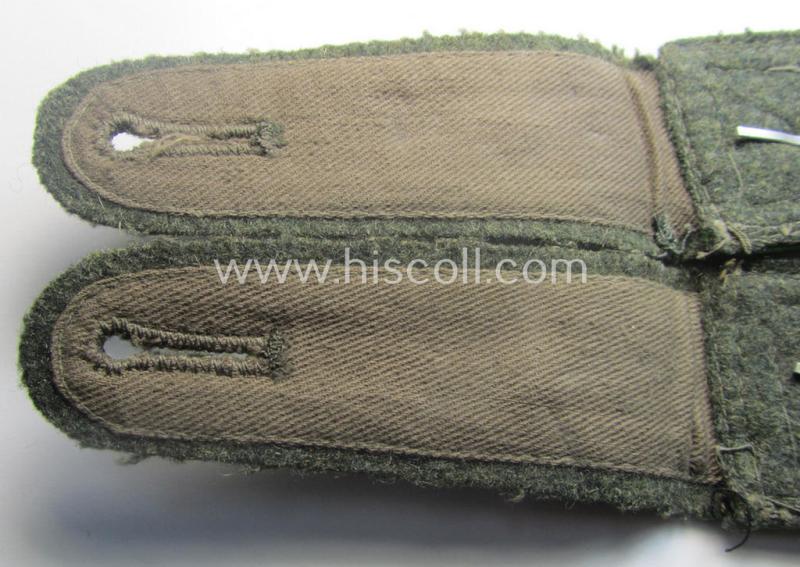 Pair of mid-war-period- (ie. 'M41 o. M43'-pattern) WH (Heeres) NCO-type shoulderstraps: 'Feldwebel eines Panzer-Grenadier-Rgts. o. Abts.'