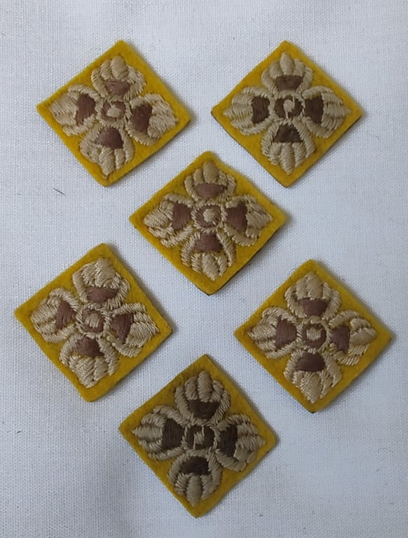 Reproduction British officer rank pips