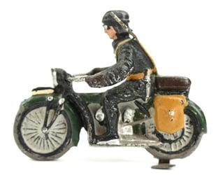 German Elastolin Toy Figure 'NSKK Motorfahrer'