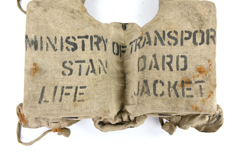 British WW2 Navy Life Jacket 'Ministry of Transport'