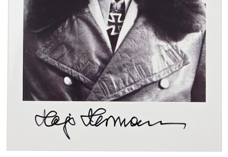 Signature of Luftwaffe KC-OLC&S Recipient 'Hajo Hermann'