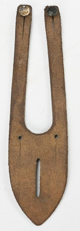 German WH CAG 1942 Binocular Button attachment Leather