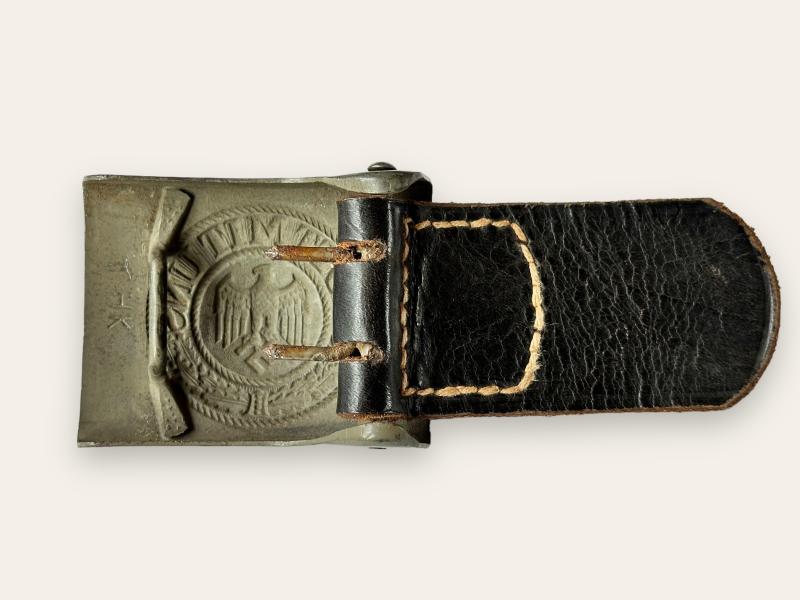 WH (HEER) Steel Belt Buckle -Hermann Knöller-