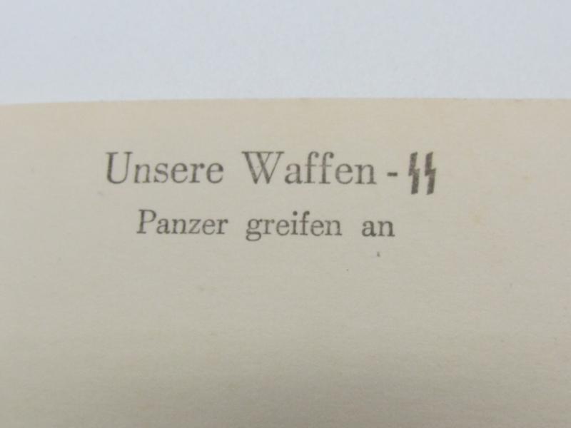 Postcard : Unsere Waffen-SS