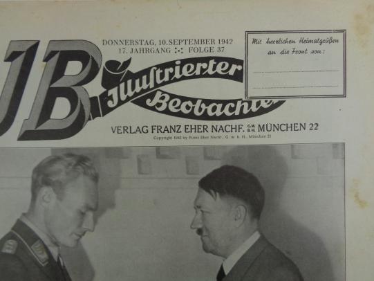 German Magazine “Illustrierter Beobachter 10 September 1942