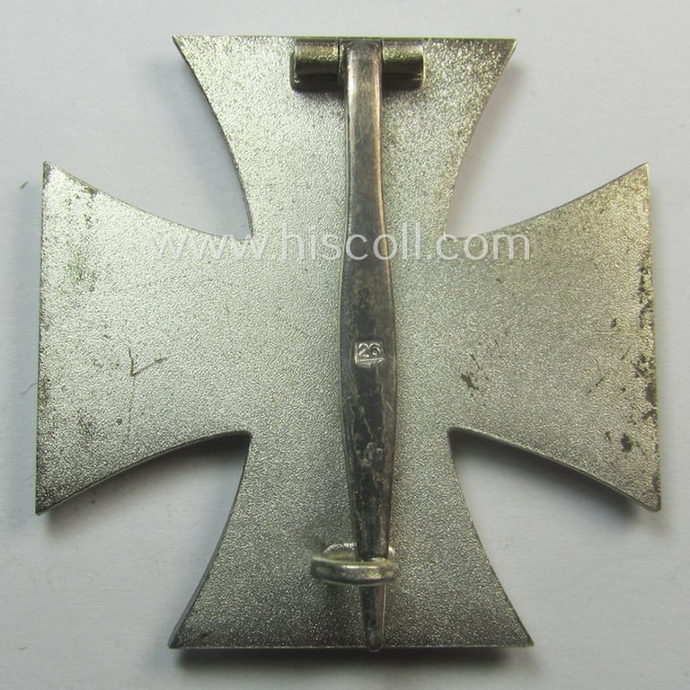 'Eisernes Kreuz 1. Klasse' (ie. Iron Cross 1st Class) being a maker- (ie. '26'-) marked example as was produced by the company: 'B.H. Mayer's Kunstprägeanstalt'
