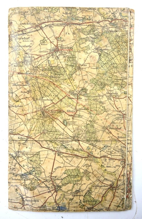 German Hitler Youth Mapcard Set 'Leipzig'
