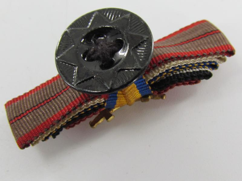 German 5 Piece Ribbon Bar , Button Variant