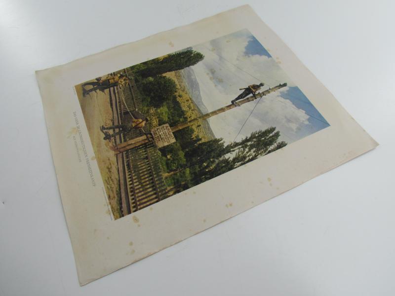 German.Printed Photo,”Das Heer Im Grossdeutschen Freiheitskampf