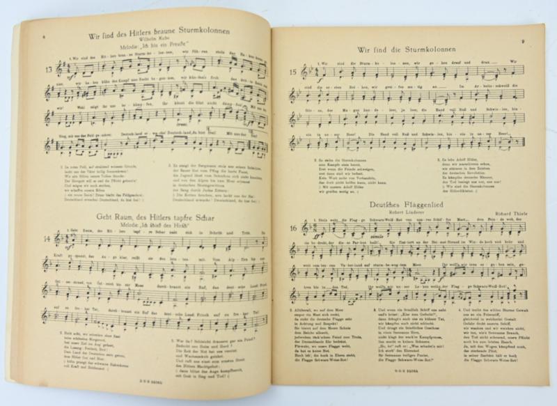 German Third Reich Song Book 'Neues Deutschland'