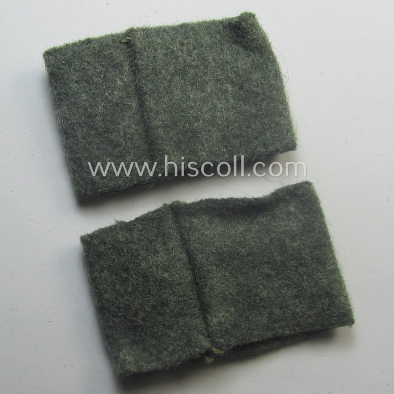 Pair of WH (Heeres) 'Kavallerie o. Aufklärung'-related, so-called: regimental shoulderstrap-'slip-ons' (ie. 'Schulterstück-Überschuben') as was intended for usage by a: 'Soldat des Radfahr-Aufklärungs-Schwadrons 246'