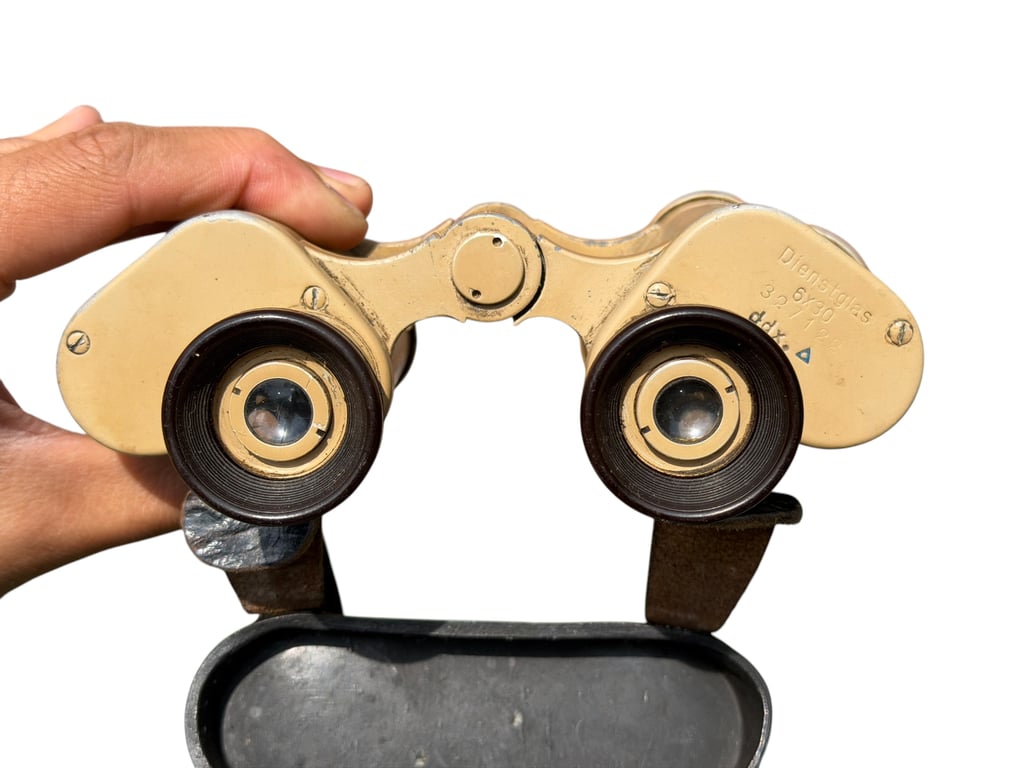 Wehrmacht Tan 6x30 Binoculars