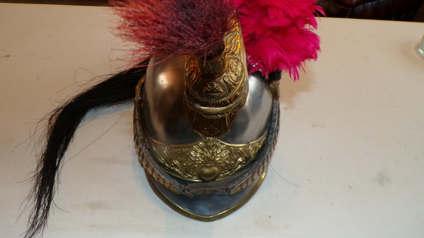 French M1874 Matching Cuirasse and Helmet