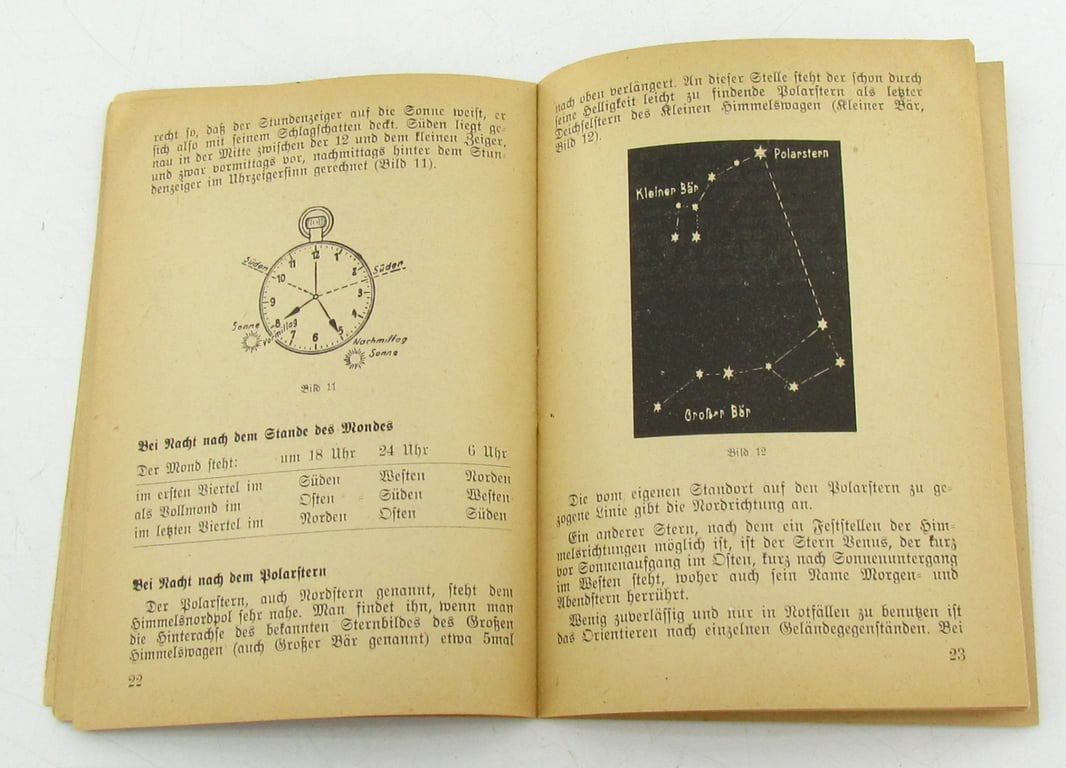 Booklet Hitler Youth : " Der Marschkompaß" und sein Gebrauch"