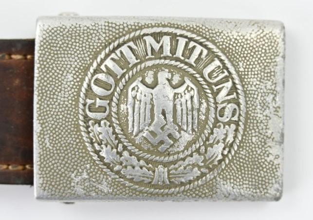 German WH Beltbuckle with Tab 'R.S.&S.'