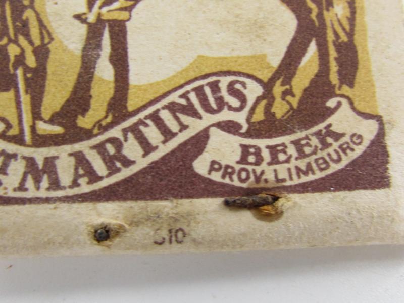 1 x Pack  WWII Winterhulp Matches