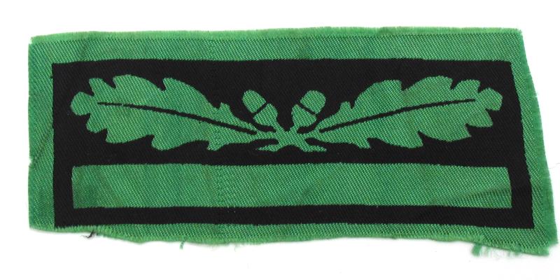 Printed Heer/Waffen-SS camouflage rank patch