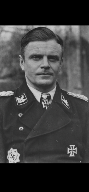 FINE PAIR OF ORIGINAL GERMAN WWII WAFFEN -SS HIGH RANKING COLLAR PATCHES