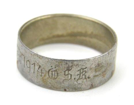 Austrian-Hungarian WW1 War Fund Ring