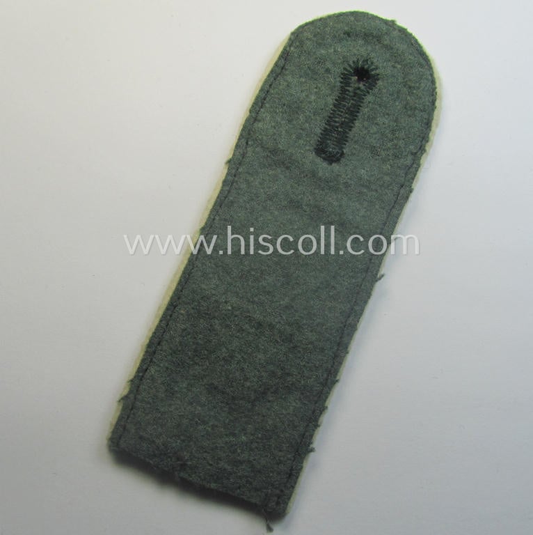 Single example of an early-period (ie. 'M36- o. M40'-pattern and rounded-styled), WH (Heeres) 'cyphered', EM-type shoulderstrap as was intended for a: 'Soldat des Inf.-Maschinengewehr-Abtlgs. 2'