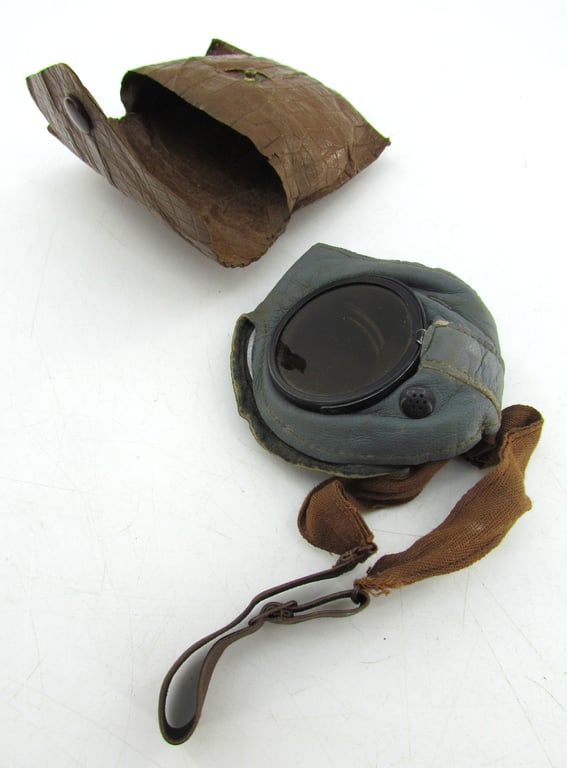Wehrmacht leather ( Gebirgsjäger ) Protective Goggles