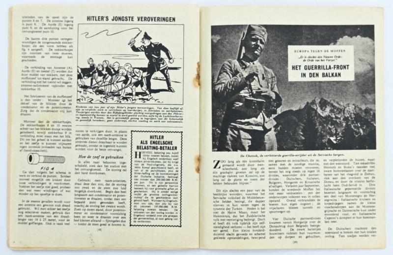 British RAF WW2 Droppingsbooklet 'De Wervelwind'
