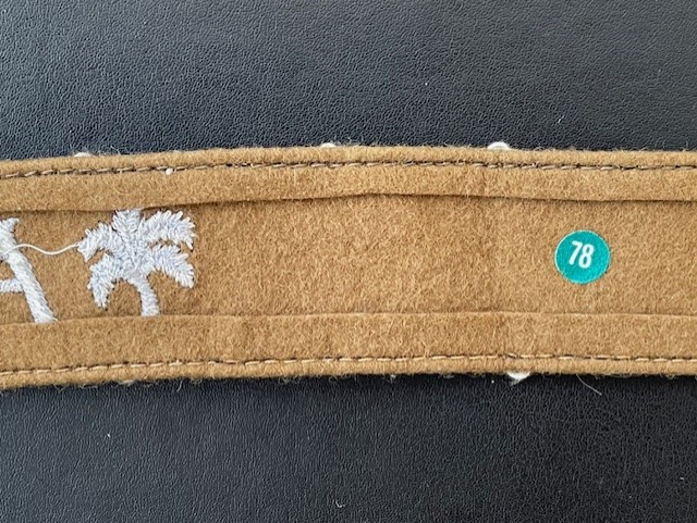 GERMAN WWII AFRIKA CUFF TITLE, SUPERB EXAMPLE MINT.