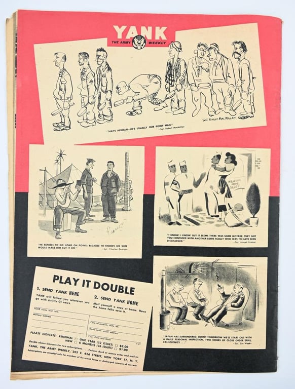 US WW2 Yank Magazine 21 September 1945