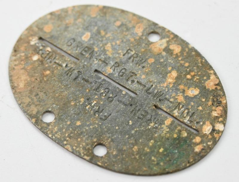 Dutch Waffen-SS Dog-Tag ''SS-Freiwilligen-Grenadier-Division "Landstorm Nederland''