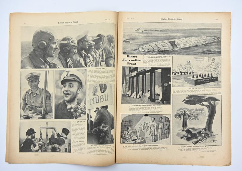 German Berliner Illustrierte Zeitung Newspaper 1942