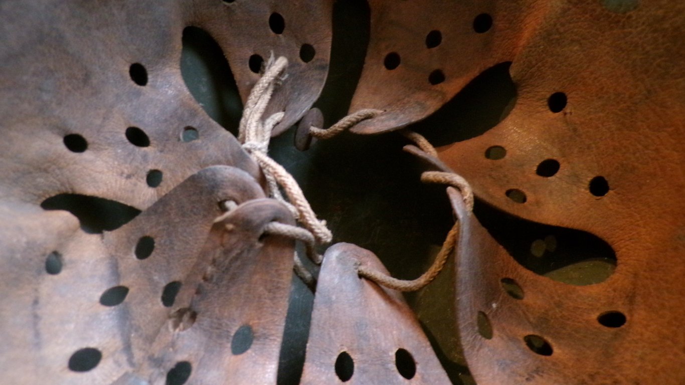 Rare small size DD M35 steel helmet