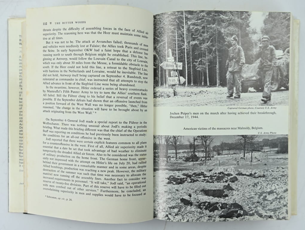 US WW2 Signed Book The Bitter Woods by John Eisenhower