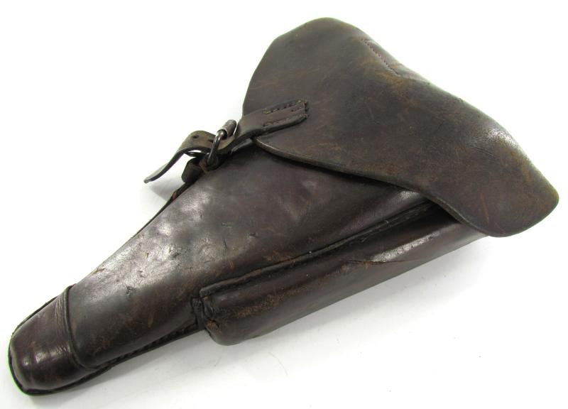 WW1 Hardshell P08 Luger Holster Dated 1915