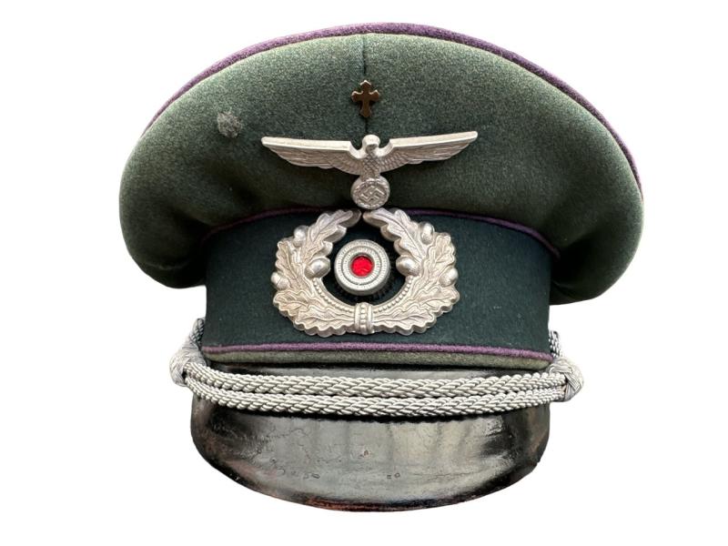 Wehrmacht Army (Heer) Chaplain Visor Cap...Rare!