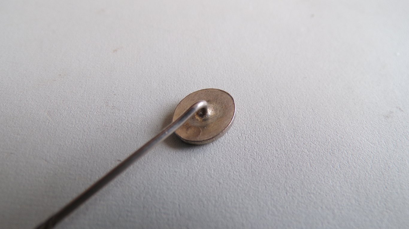 9mm Miniature Wound Badge in Silver