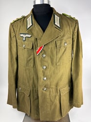 Army (Heer) tropical ‘Afrikakorps’ Feldbluse for mountain trooper...