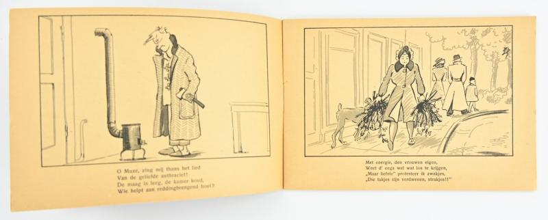 Dutch NSB Booklet Van koken en stoken : "Hou zadel".
