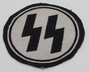 Waffen-SS Sport Shirt Emblem with Original RZM Tag