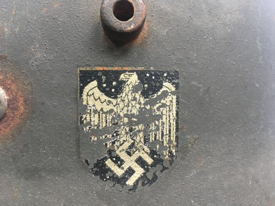 Austrian WH (Heer) M18 Single Decal Transitional Helmet