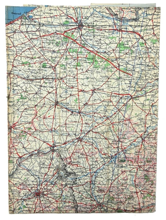 British WW2 Mapcase of Capt. Harris RASC