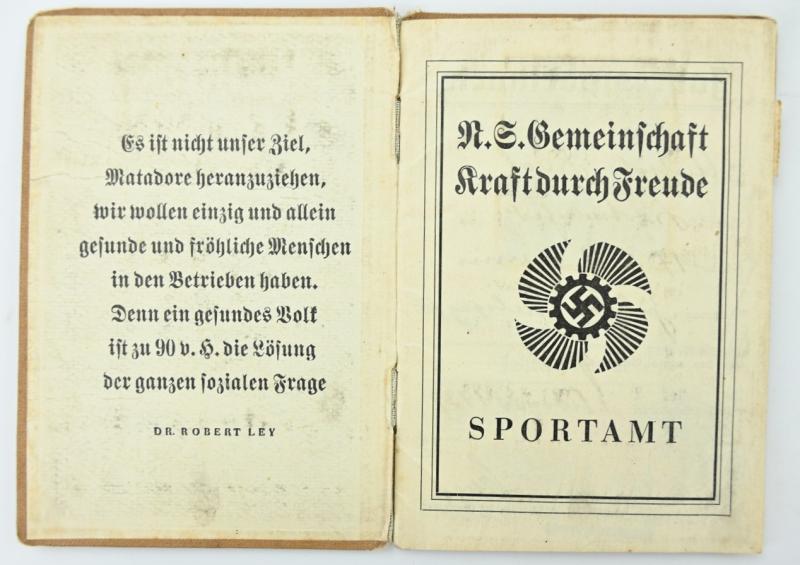 German Third Reich Paper Document set 'Stettin'