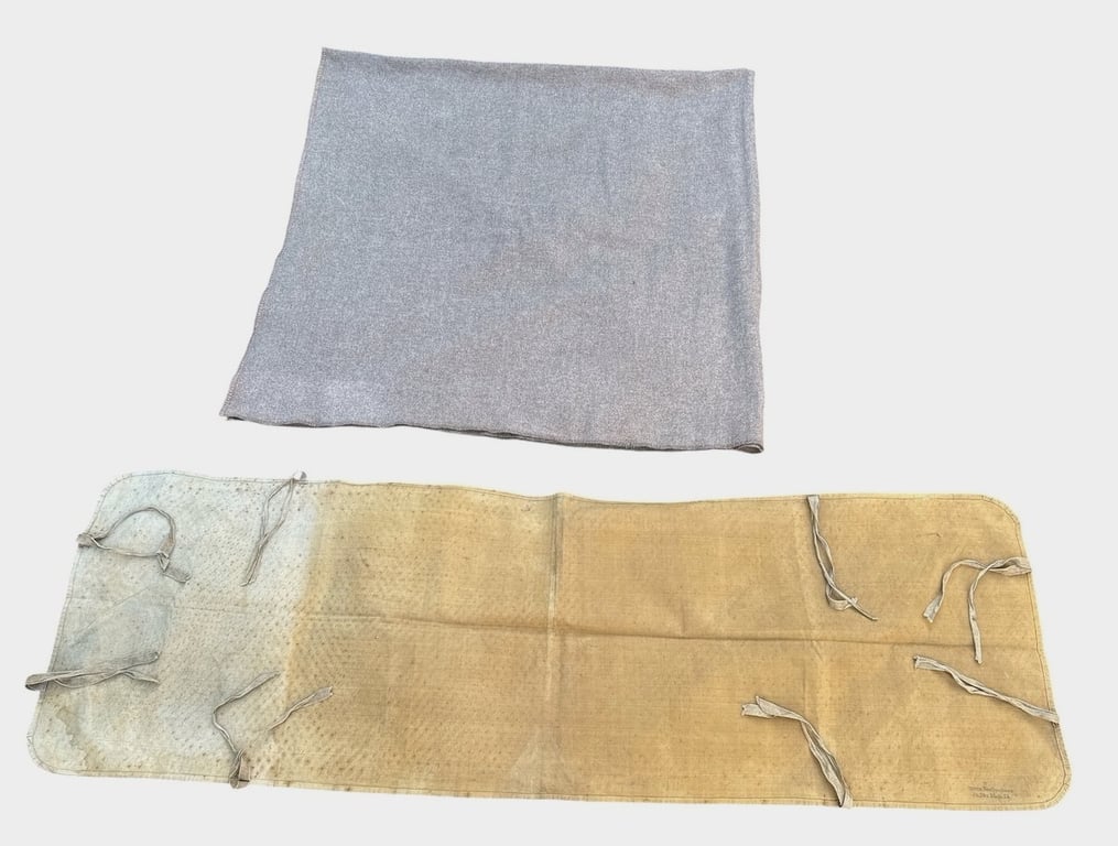 Large Blanket with cover from the estate of "Hauptmann Rechenberg Panzer Jäger Regt 24"
