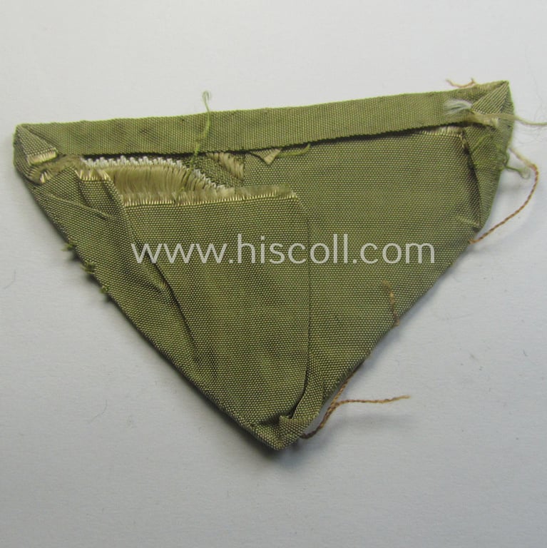 Stunning - and clearly cap-removed! -  WH (Luftwaffe) 'BeVo'-woven- and/or 'tropical-issued' cap-eagle for the: 'Hermann Meyer'-field-caps