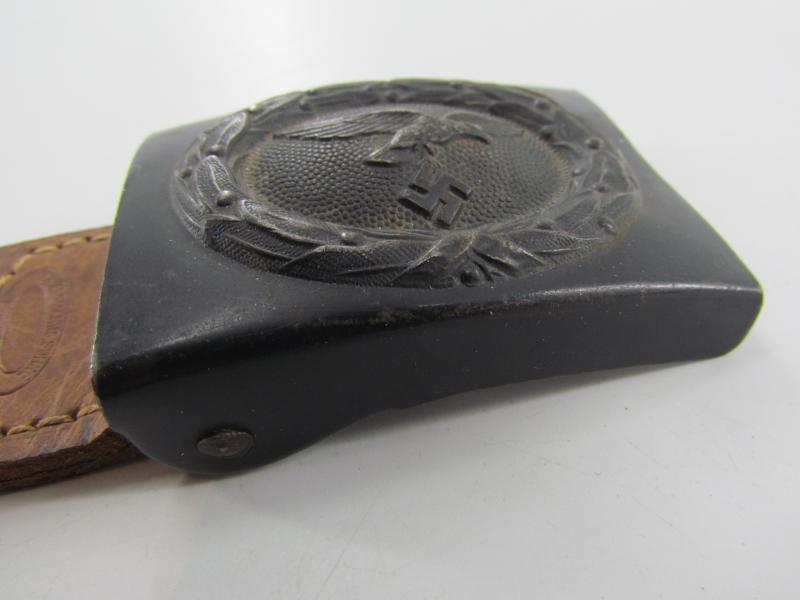 Luftwaffe steel belt buckle by F.W. Assmann & Söhne