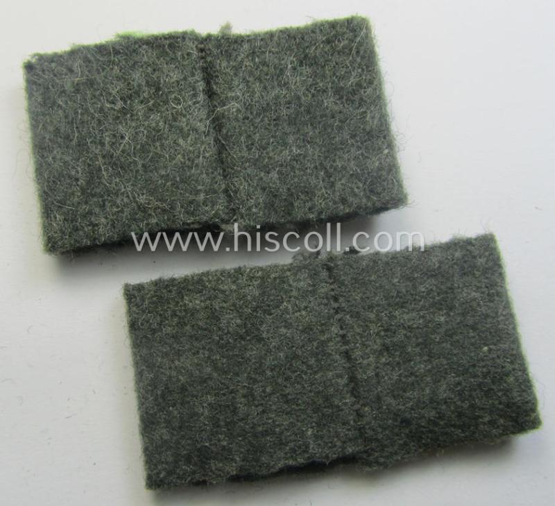 Pair of WH (Heeres) 'Grenadiere'-related, so-called: regimental shoulderstrap-'slip-ons' (ie. 'Schulterstück-Überschuben') as was intended for usage by a: 'Soldat des Grenadier-Rgts. 115'