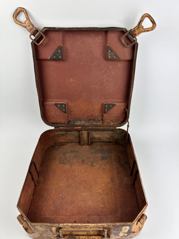 WW2 German WH Tellermine Tropical Camo Carrying Case "tan"1942
