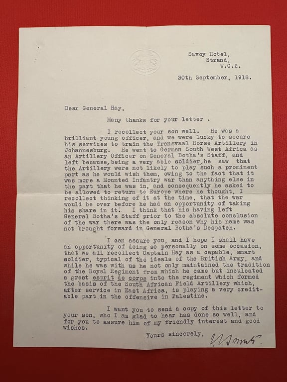 AUTHENTIC LETTERS FROM FIELD MARSHALL MONTGOMERY OF ALAMEIN TO GEN A.K.HAY, ECT. ADDITIONAL PHOTOS
