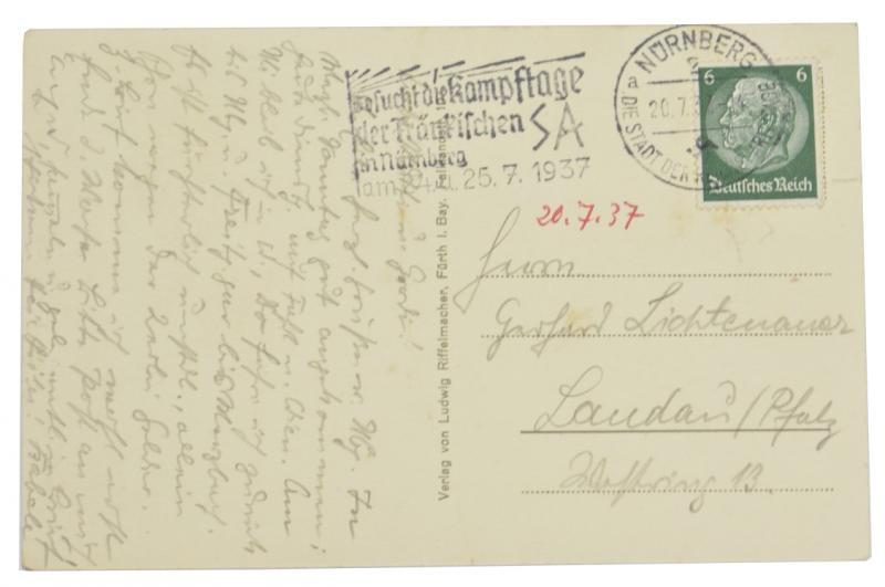 German Postcard Nurnberg