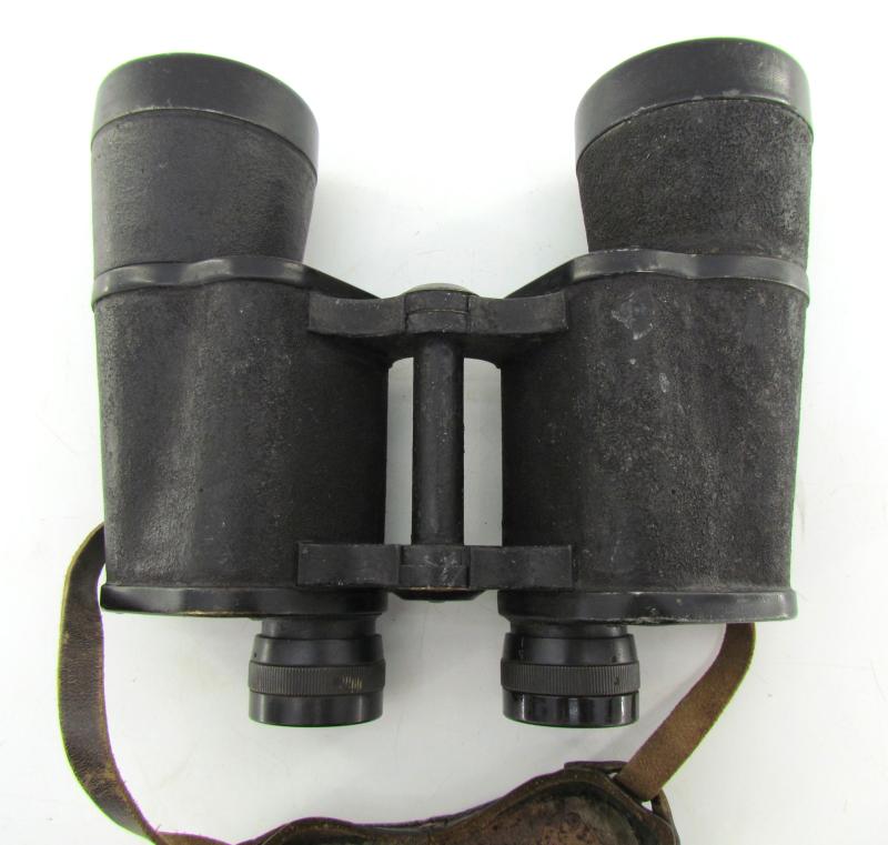 Wehrmacht binoculars ‘Dienstglas’ 10×50 by E. Leitz ( beh )