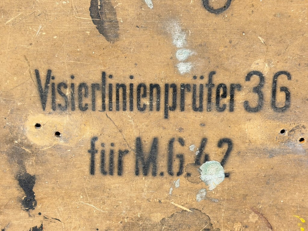 Visierlinienprüfer 36 fur MG42